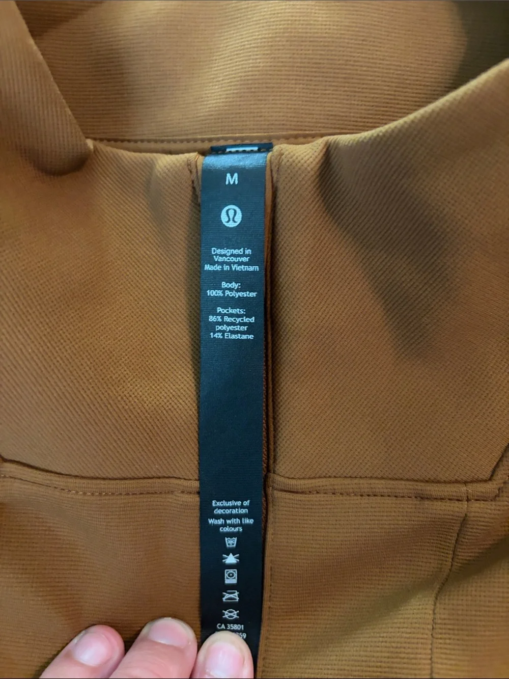 lululemon athletica Men's Zip-Up Jacket in Rust